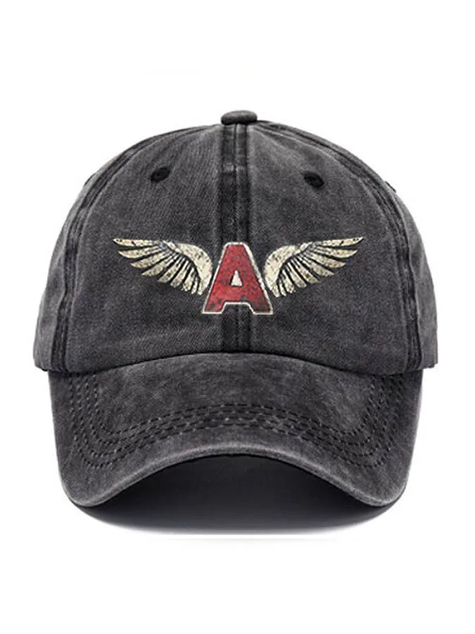 Flying A Distressed Baseball Cap Hat Vintage Style 1 Flying A Distressed Baseball Cap Hat Vintage Style